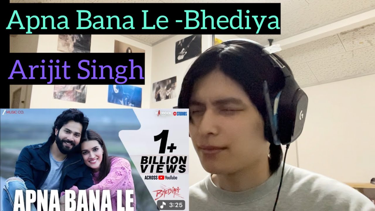 His music is pleasant to the ear👂Japanese react to Apna Bana Le - Bhediya【Arijit Singh】