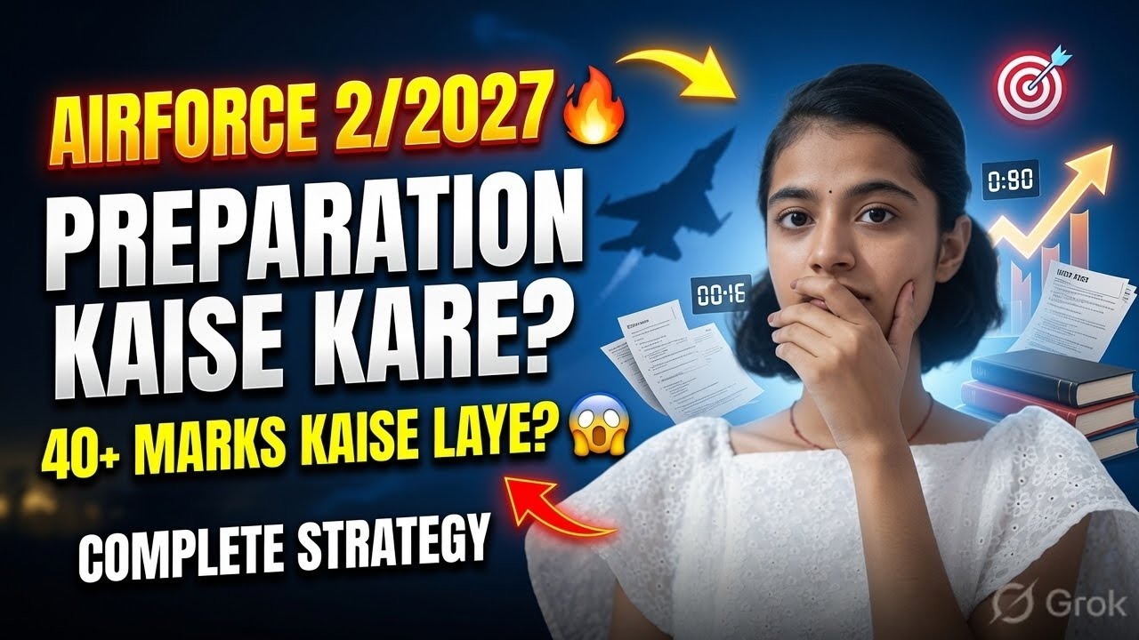 Airforce 2/2027 Notification Out 🔥 | How to Prepare? | How to Score 40+ Marks?