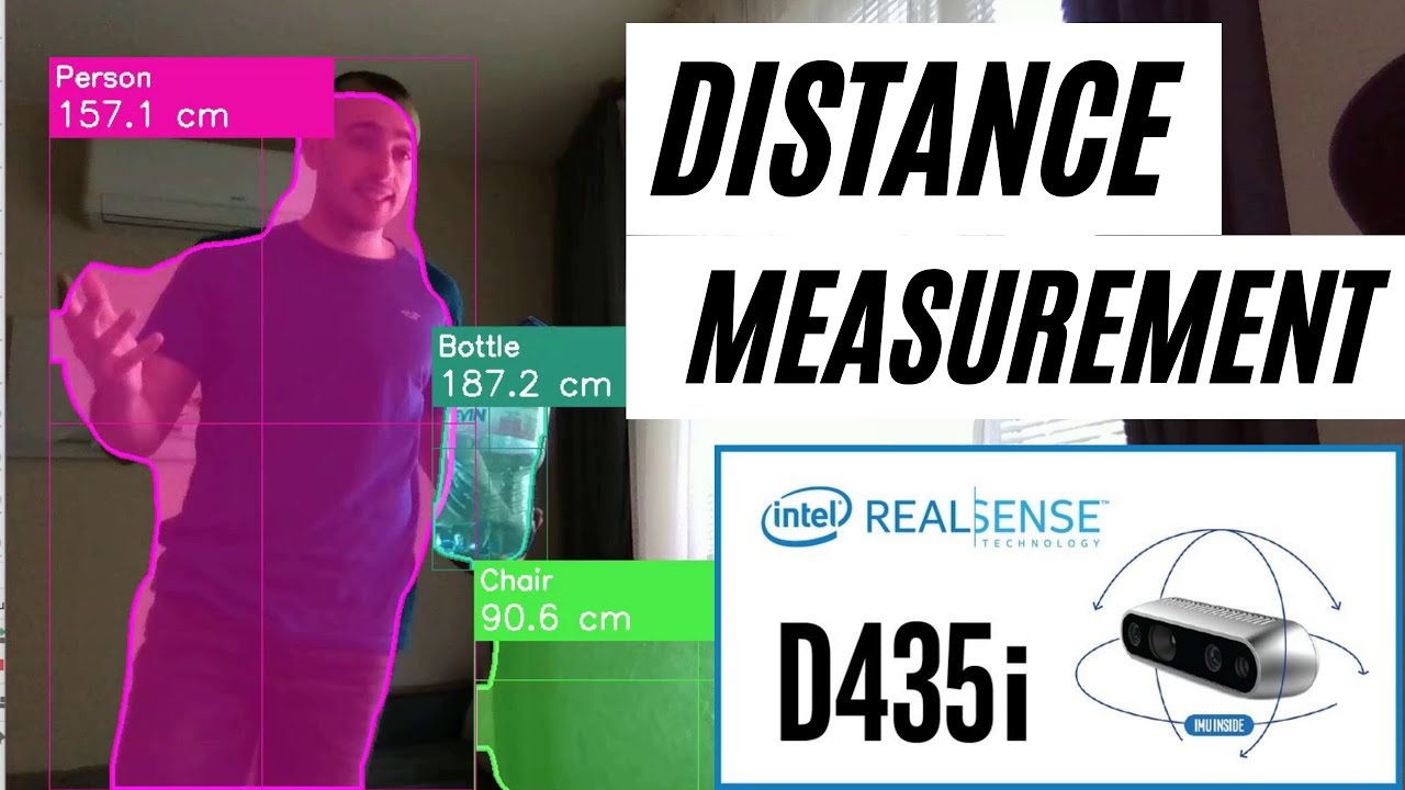 Identify and Measure precisely Objects distance | with Deep Learning and Intel RealSense