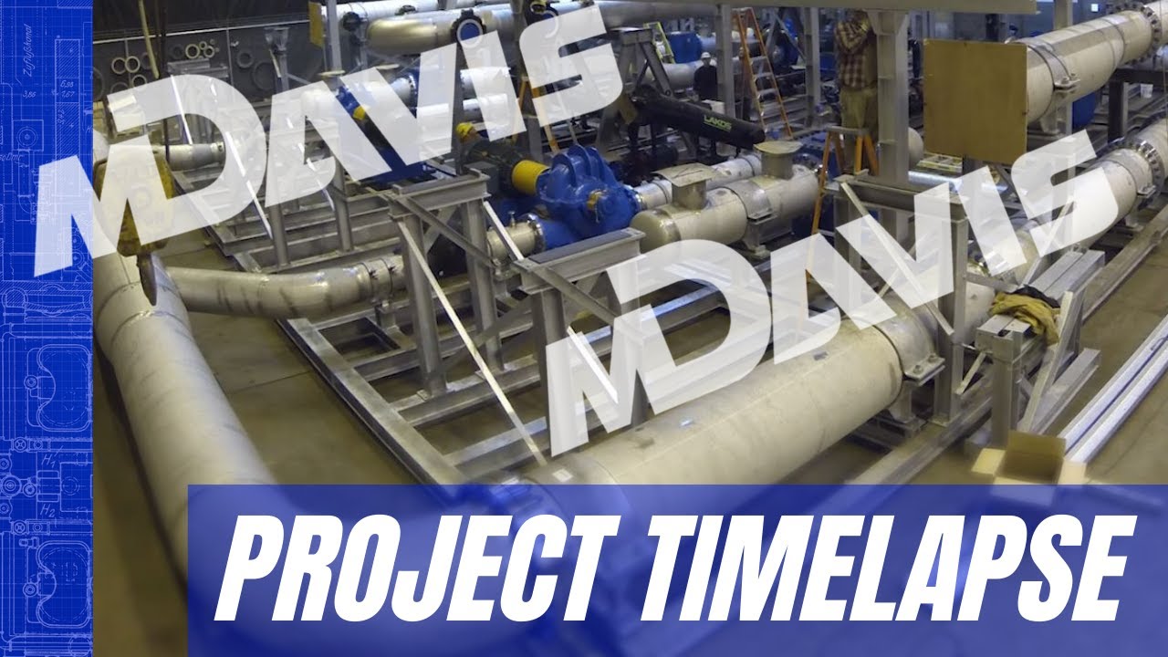 M. Davis & Sons Project Timelapse: Fabrication of a Modular Cooling Tower