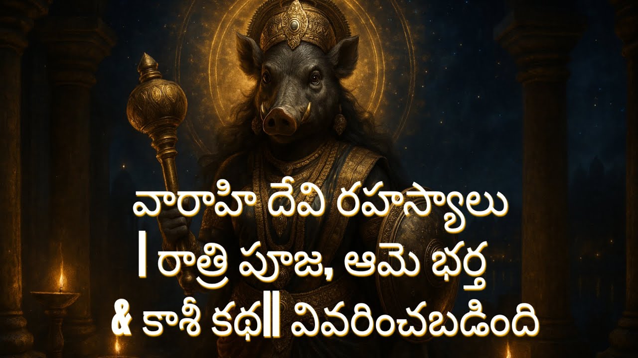 వారాహి దేవి ఎవరు? ఆమె రాత్రి మాత్రమే పూజించబడే కారణం ఏమిటి? | Varahi Devi Secrets in Kashi