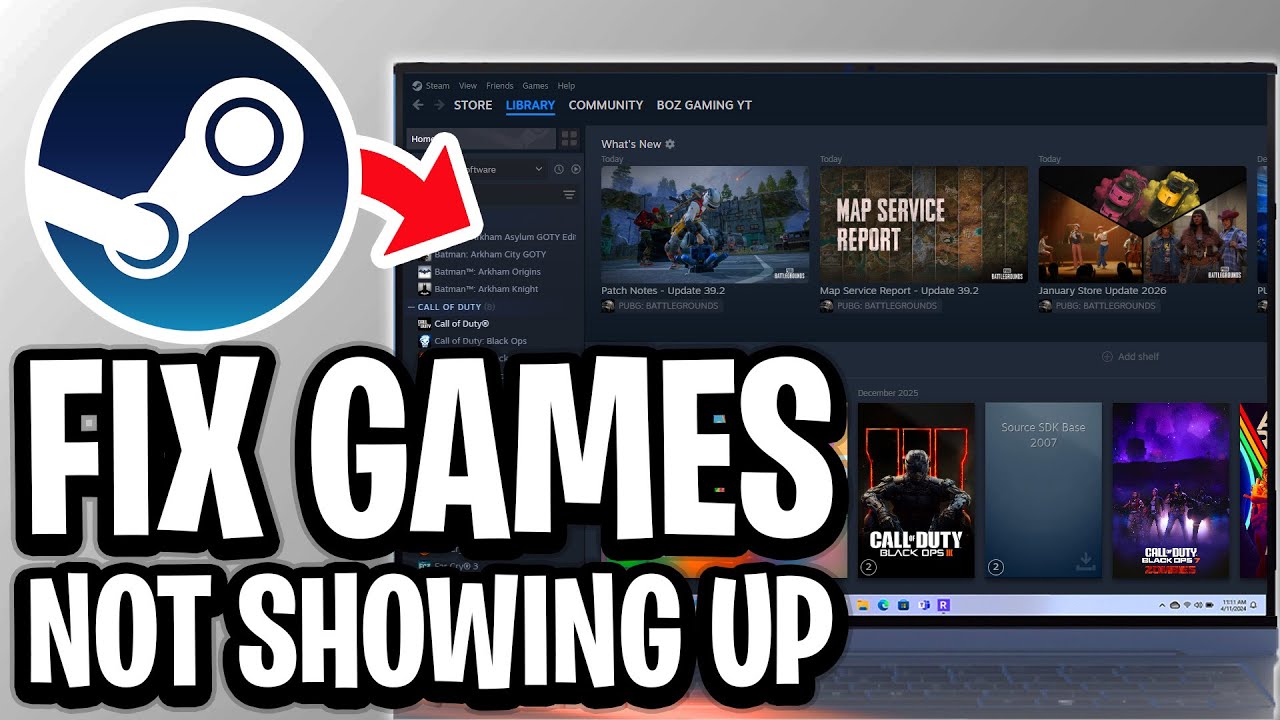 Steam Games Not Showing Up In Library (Fix) - Full Guide
