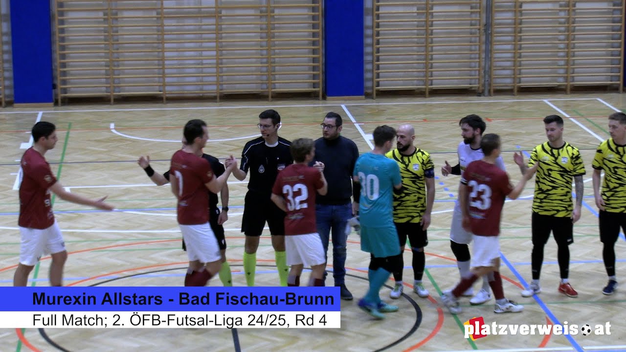 Full Match: Murexin Allstars - Bad Fischau-Brunn, 2. ÖFB-Futsal-Liga 24/25