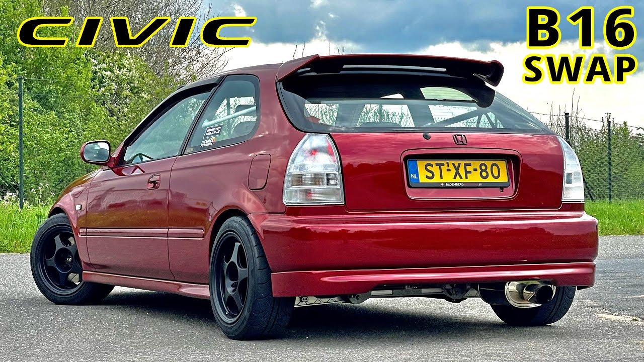 1998 HONDA CIVIC *B16 SWAP* REVIEW on AUTOBAHN