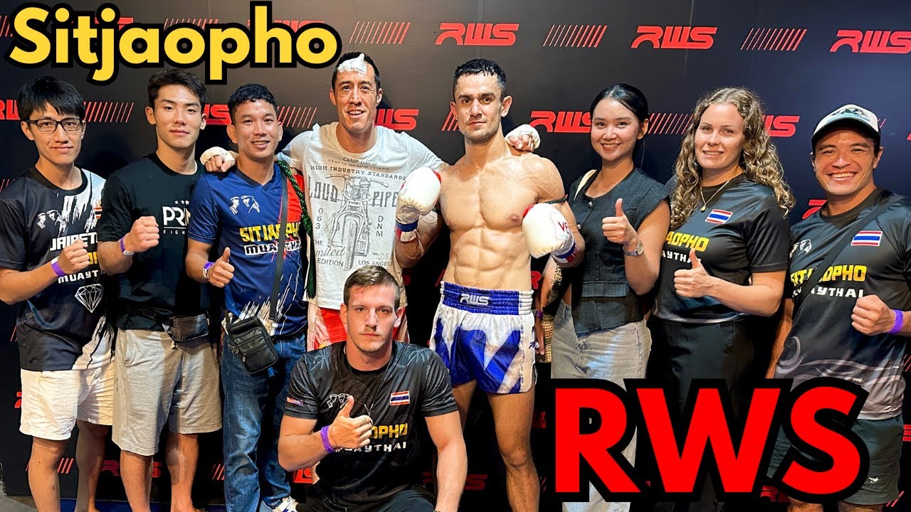 BACKSTAGE at RWS with Team SITJAOPHO Muay Thai - Radjadamnern Vlog