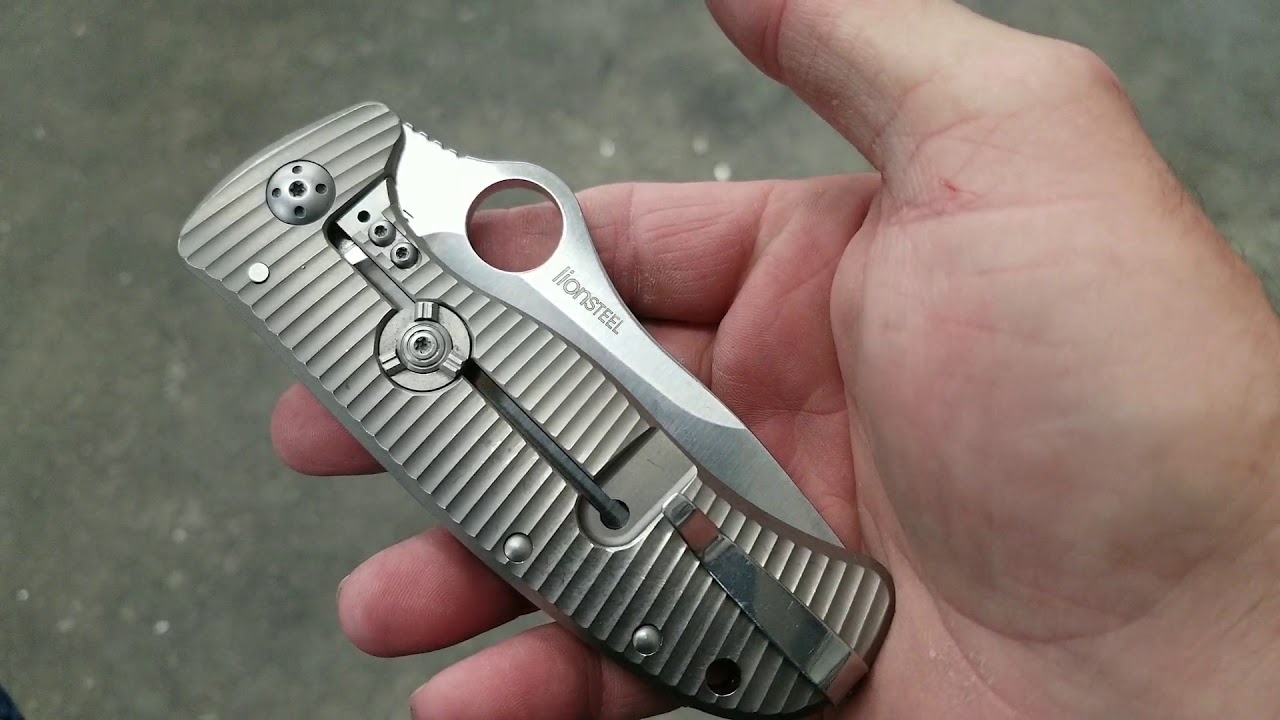 TODAY'S CARRY SPYDERCO LIONSTEEL LIONSPY CLONE + MACHINIST TRICK