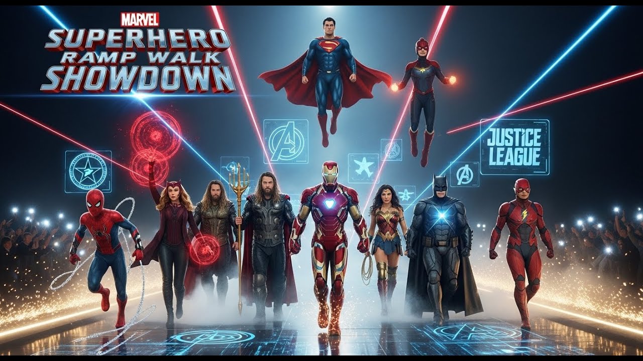 The Most Epic Superhero Fashion Ramp Walk Ever! | 4K