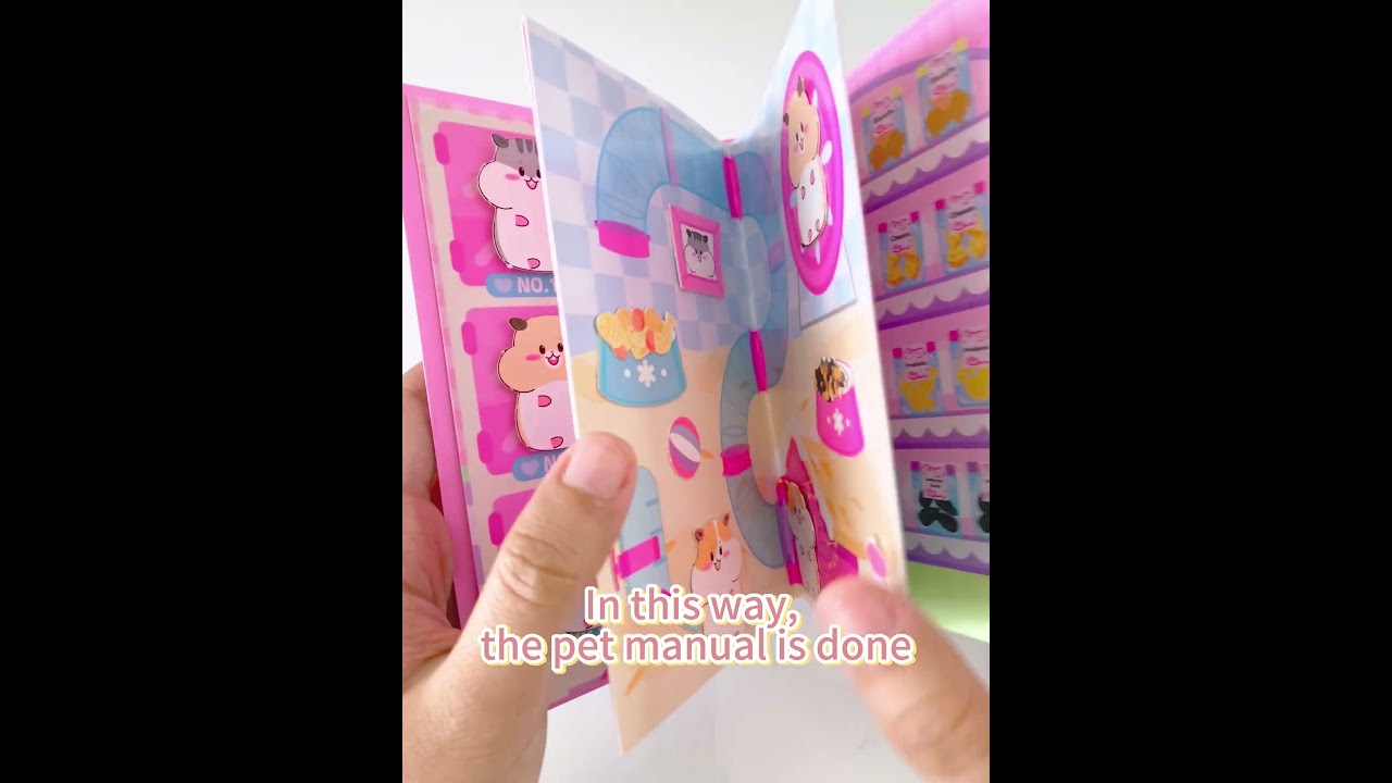 Video Tutorial - Pet Adoption Sticker Craft Set WOW143-101 Hamster
