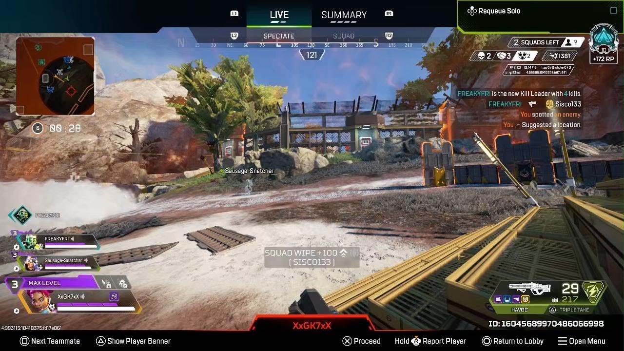 Apex Legends™: Amped! Gameplay PS5 Ranks 120hz