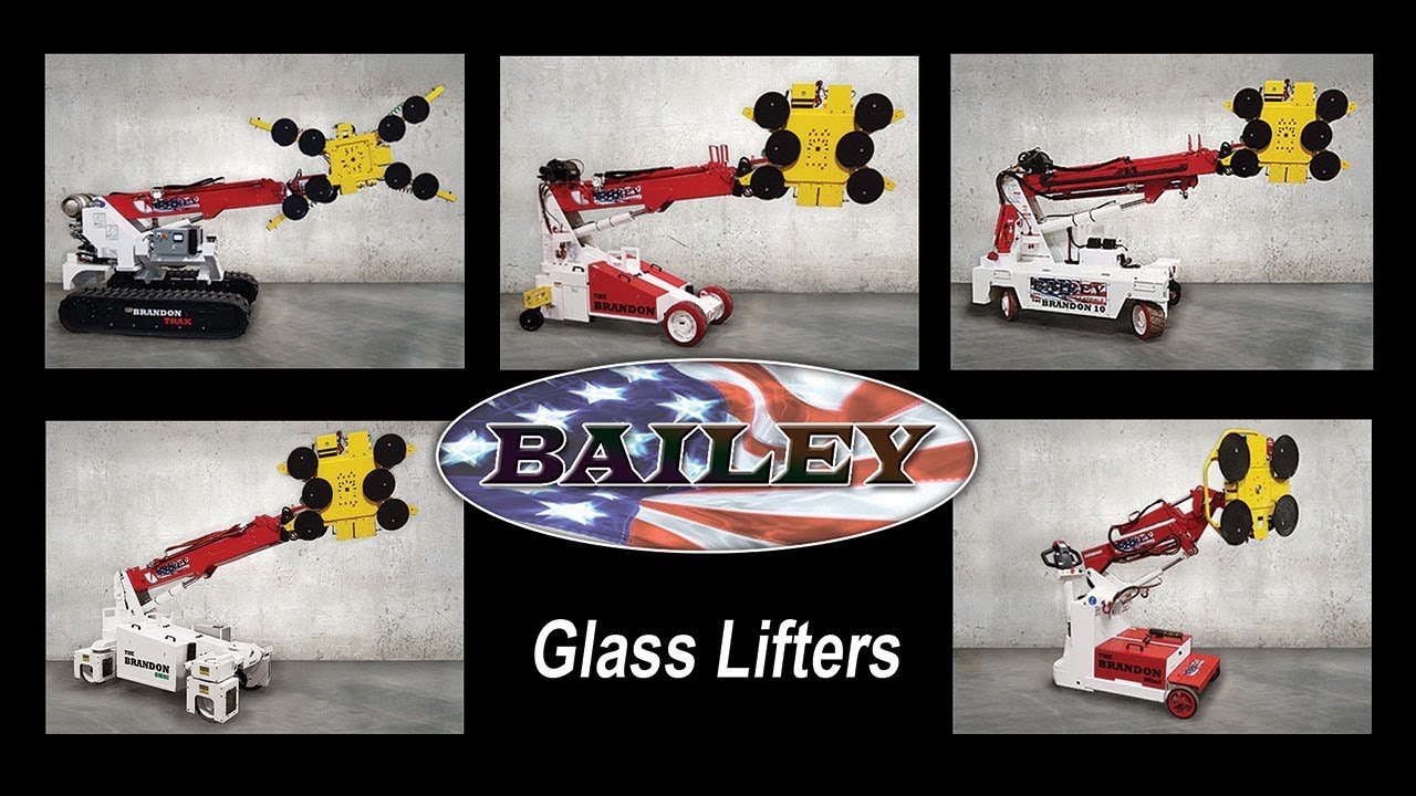 Glass Lifting Made Easy with Bailey Cranes