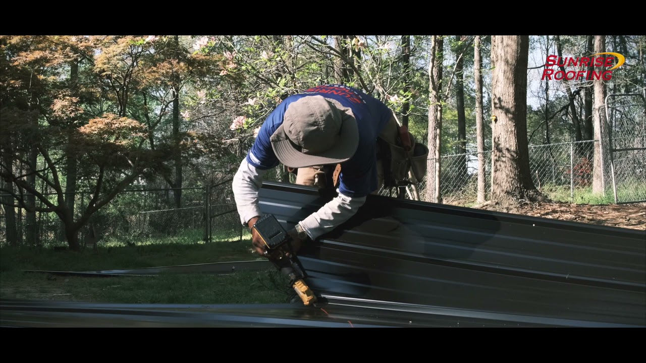 Metal Roofing Installation by Sunrise Roofing in Georgia