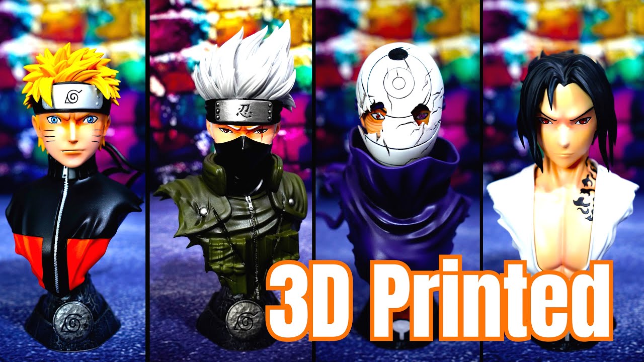 🎨Make 3D Print Figure | Naruto Bust Collection - Part 1