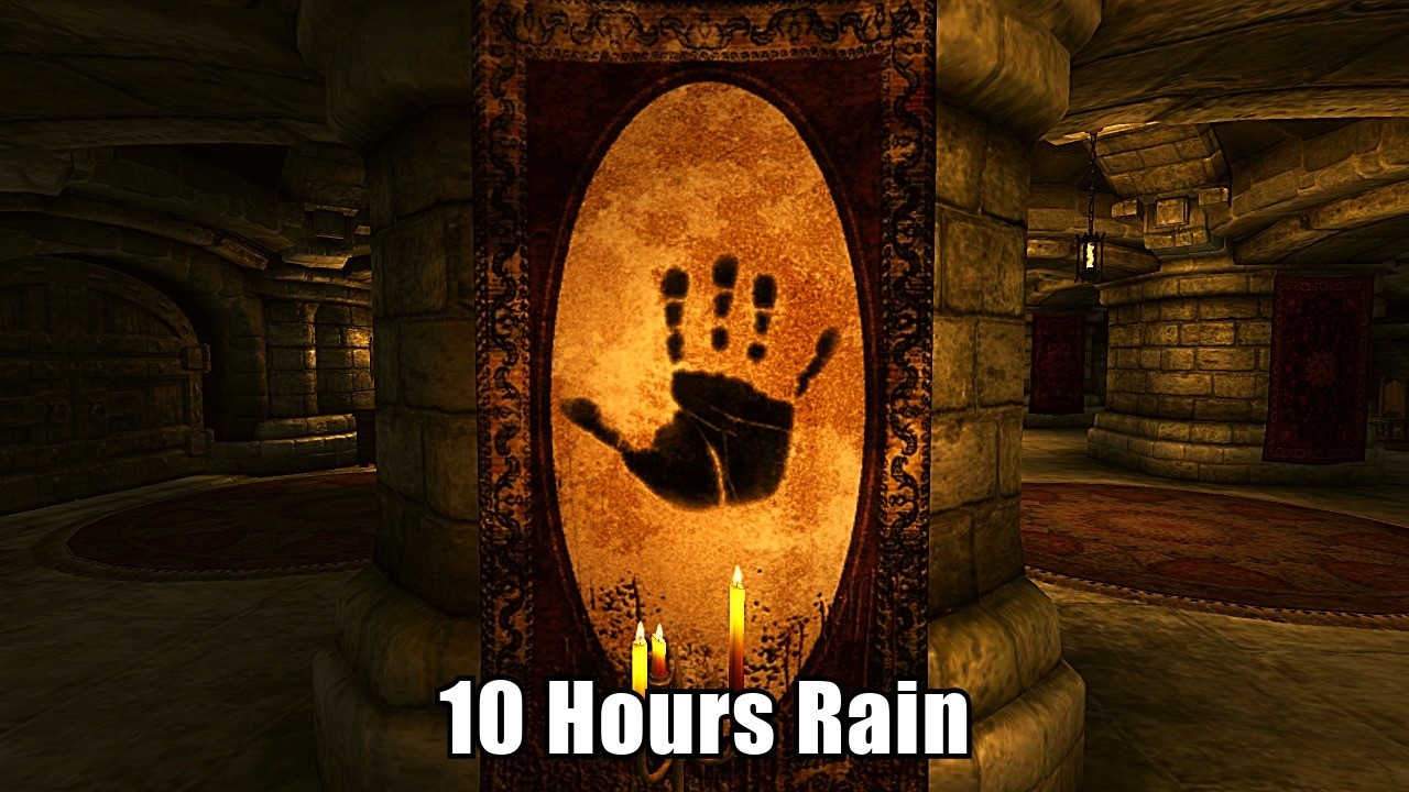 The Dark Brotherhood Sanctuary - Relaxing Rain & Thunder Sounds