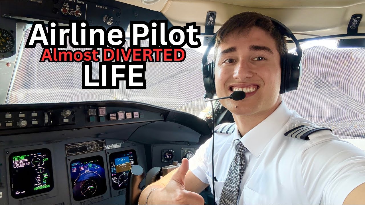 Full Airline Pilot Trip | Almost Diverted