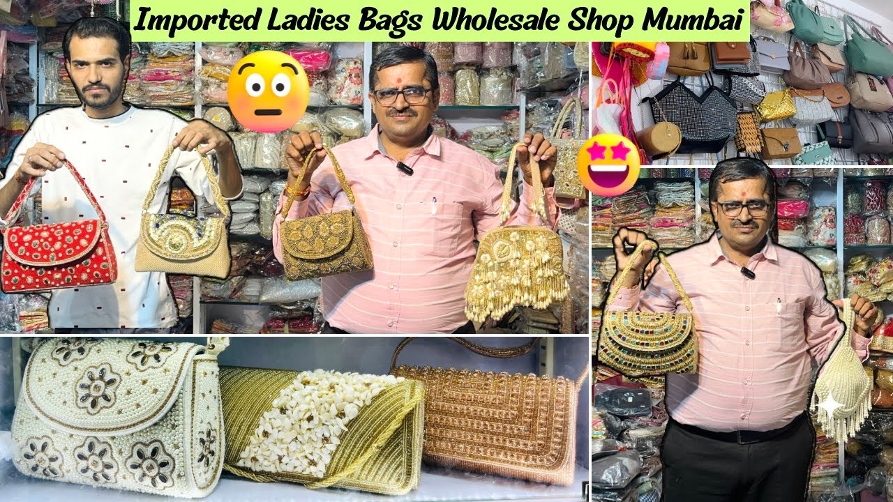 Bags Manufacturers in Mumbai | Imported Bags Purse Wholesale Market | Ladies HandBags Wallet Clutch