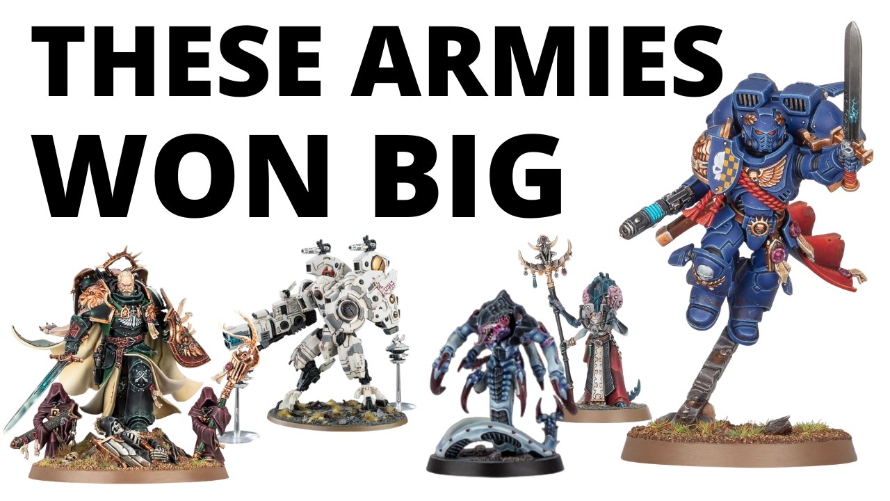 Seven Best Army Lists in Warhammer 40K? Mega-Event Winning Lists!