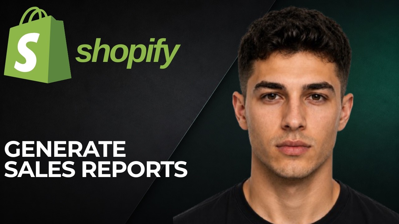 How to Generate Sales Reports from Shopify (2026 Step-by-Step Tutorial for Beginners)