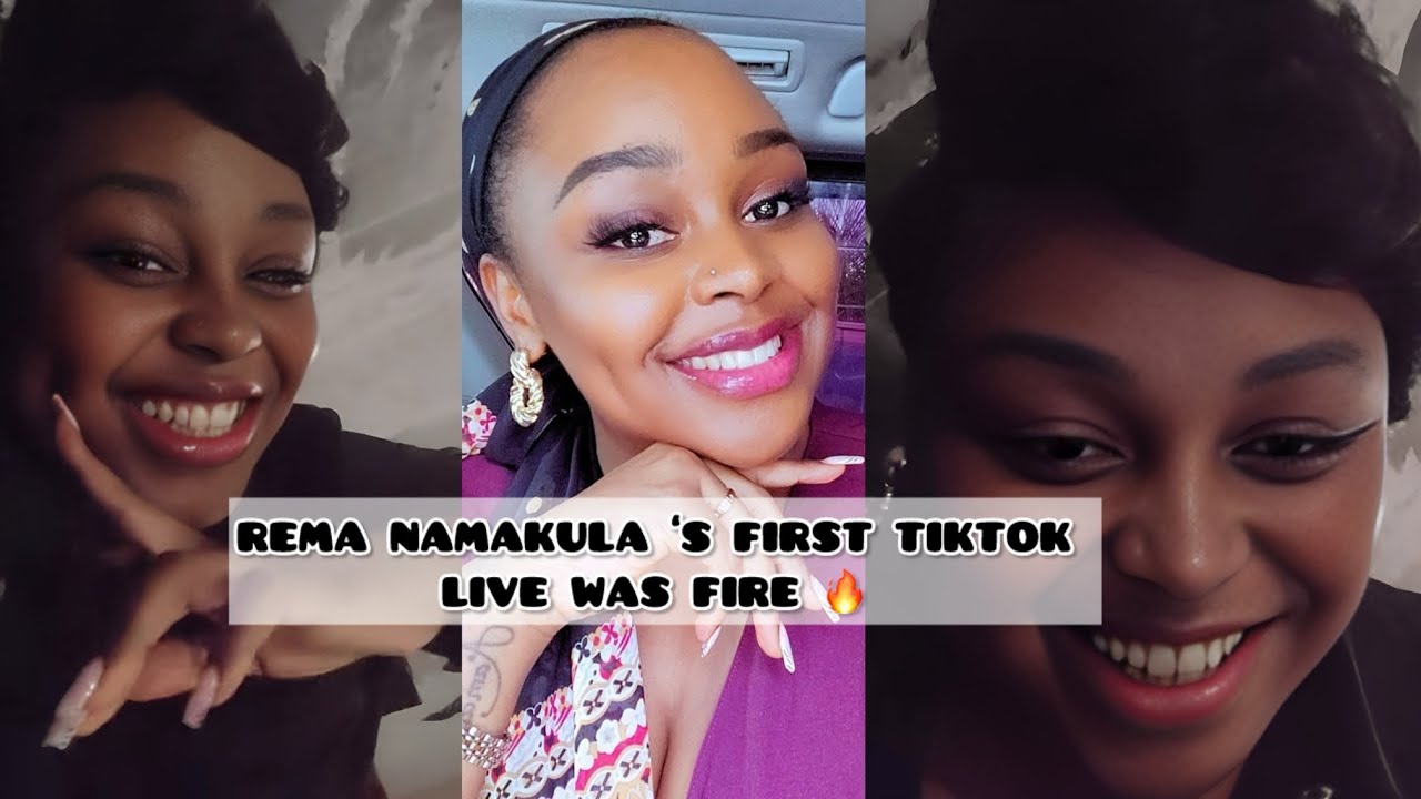 Rema Namakula Was So Excited For Her First Tiktok Live