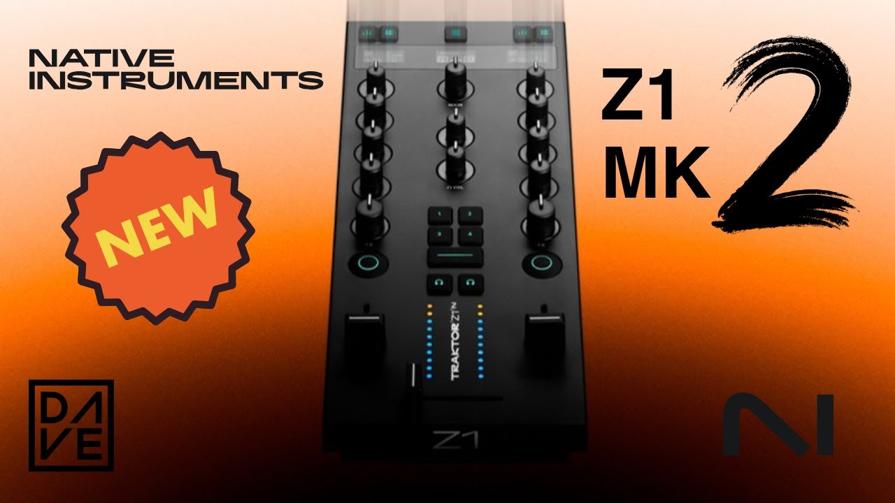 The all NEW Native Instruments Z1 MK2 DJ Mixer/Controller