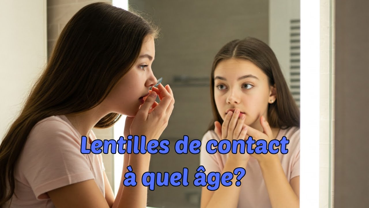 Les lentilles de contact, à partir de quel âge et pour quelles corrections