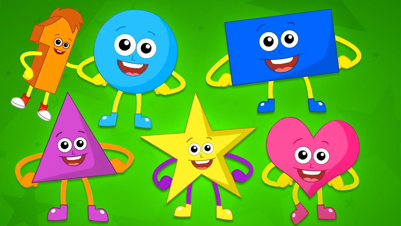 What Shape Is This ? Shapes Song + More Fun Nursery Rhymes for Babies
