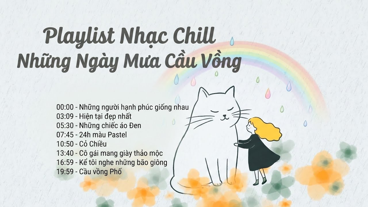 Những Ngày Mưa Cầu Vồng| 𝐏𝐥𝐚𝐲𝐥𝐢𝐬𝐭 nghe xong là thấy yêu đời liền 🌈 Nhạc Chill Nghe Để Nạp Năng Lượng