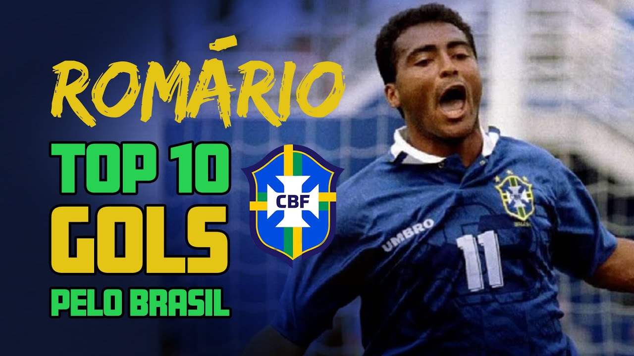 [TOP 10 ROMARIO] Os 10 Gols Mais bonitos do Baixinho pela Seleção Brasileira