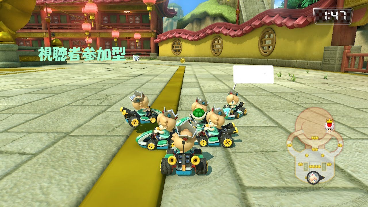 らりりのマリオカート8DX配信