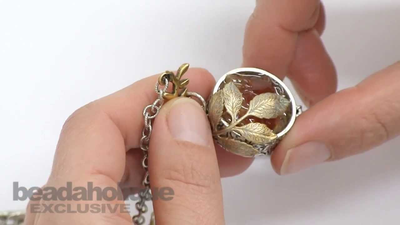 How to Make a Faux Druzy Pendant with Mica Powder and 2-Part Resin by Becky Nunn
