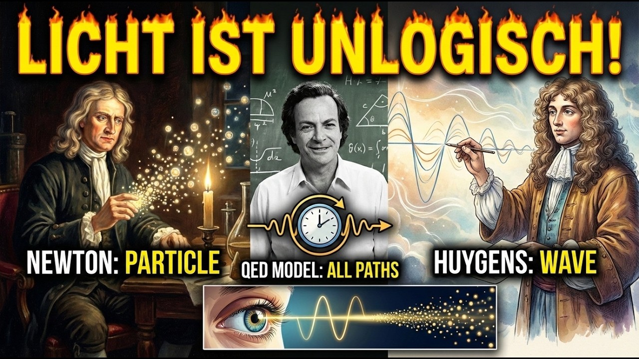 Was ist Licht WIRKLICH? Richard Feynman & das unlogische Rätsel der Natur. Welle oder Teilchen?