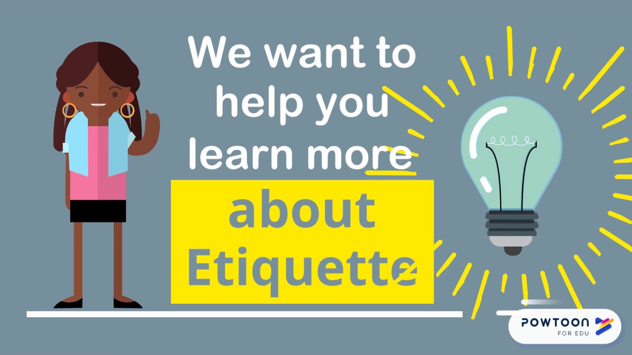Etiquette Matters