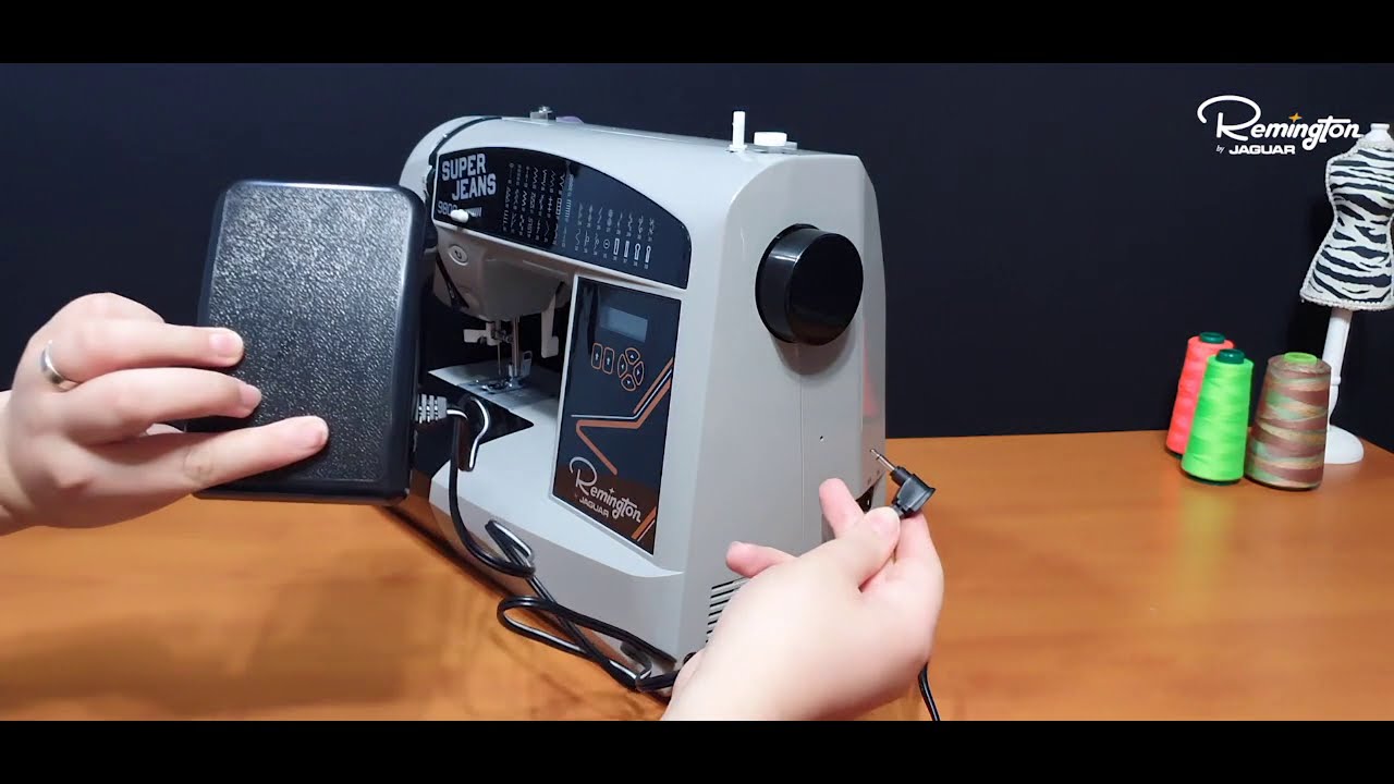 Maquina de Coser Computariza Remington Super Jeans 9800 curso de uso y manejo completo