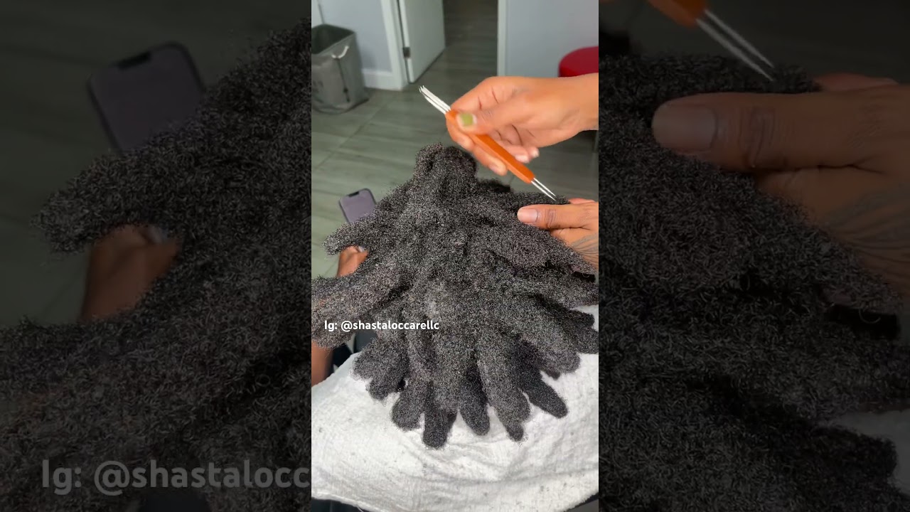 Free form locs to free form wicks 🔥 #locs #locstyle #wicks #roots #locnation