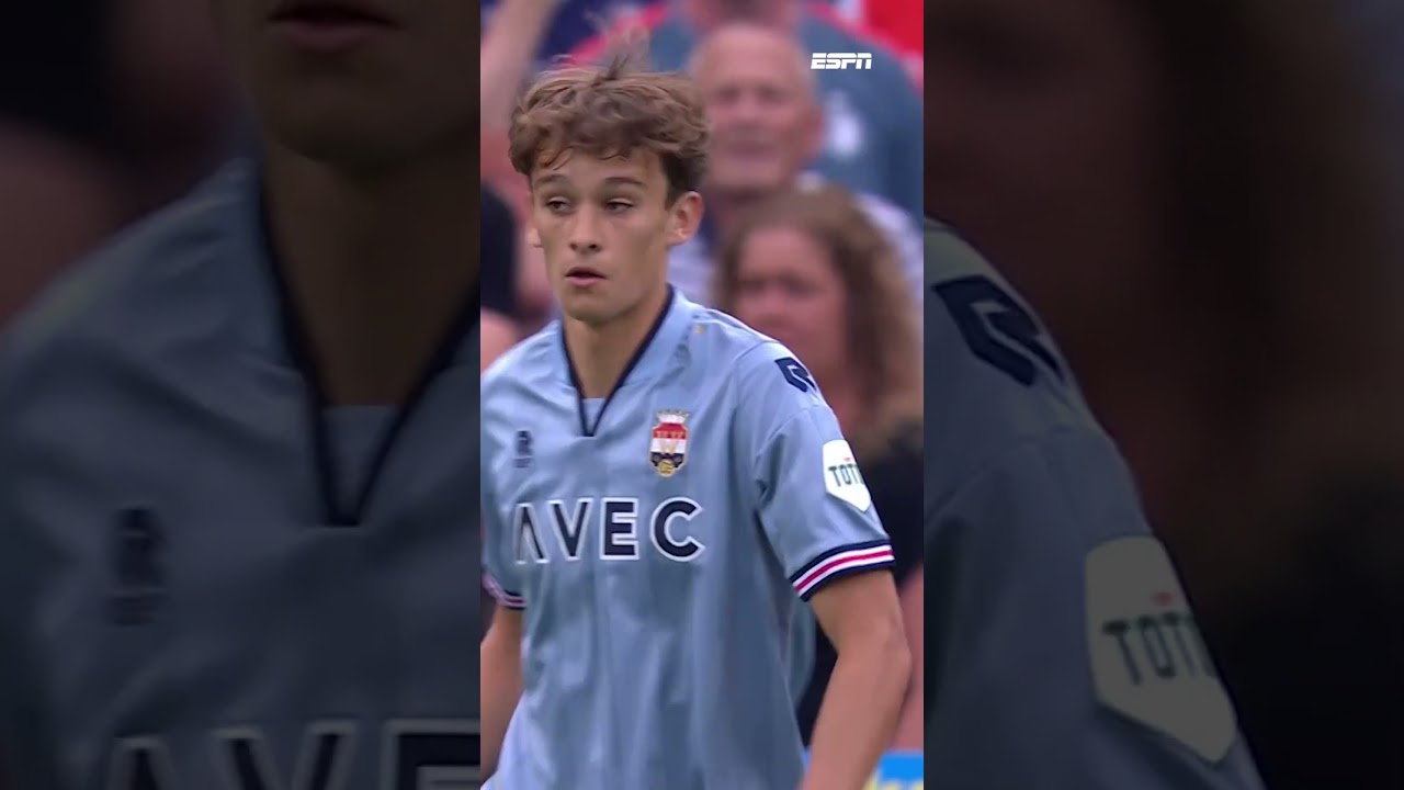 Curieus debuut voor piepjonge Mathijsen jr. 🟨⏱️