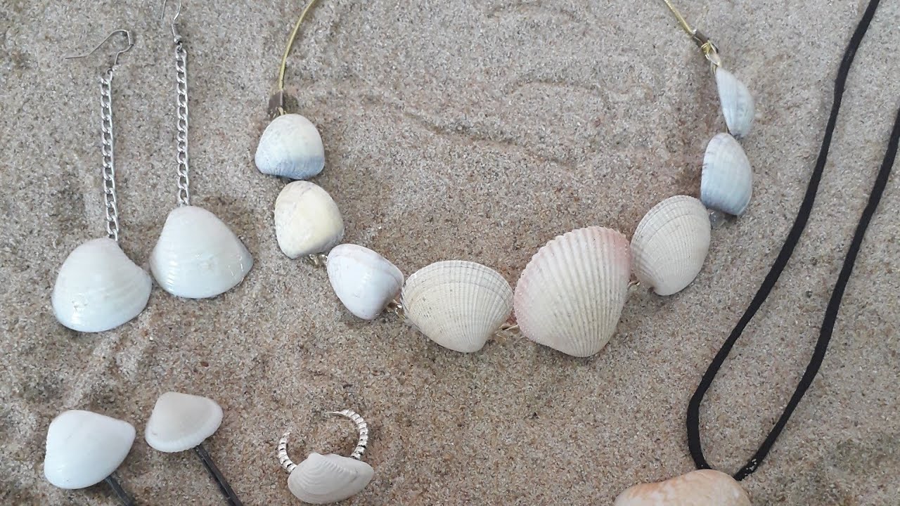 Bijouterias com conchas,diy com conchas do mar!!!!