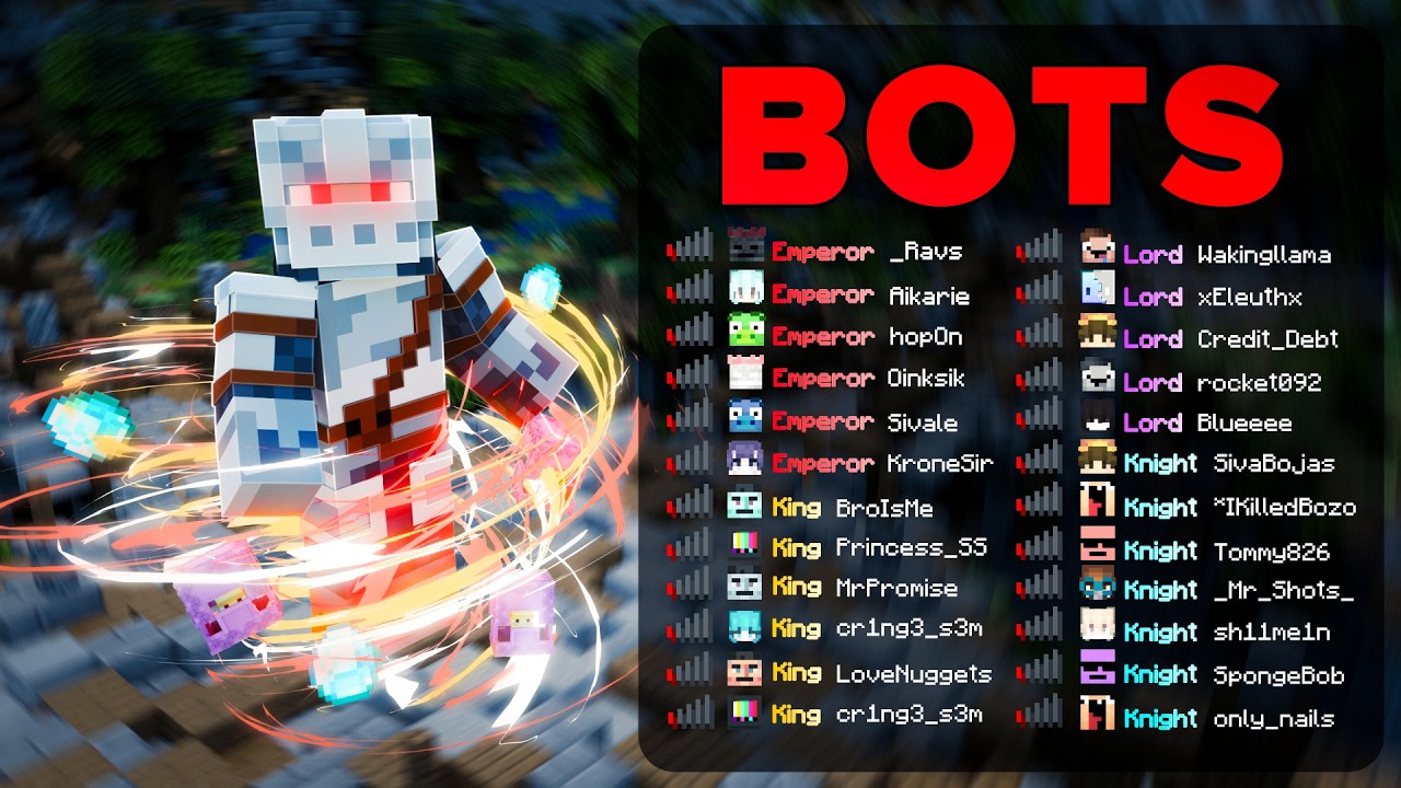 Взлом крупнейшего платного бот-сервера Minecraft