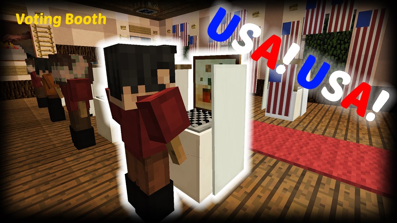 Minecraft - How to make a Voting Booth