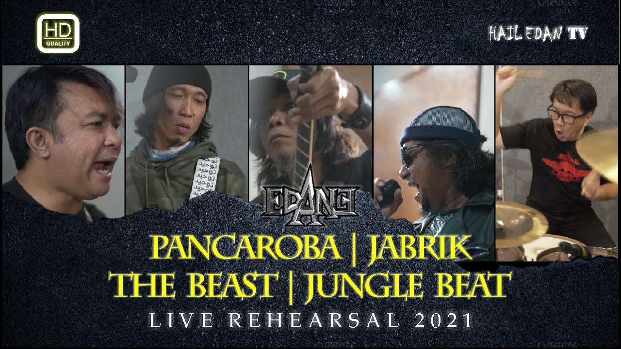[HD] EDANE (MEDLEY) - PANCAROBA | JABRIK | THE BEAST | JUNGLE BEAT (LIVE REHEARSAL)