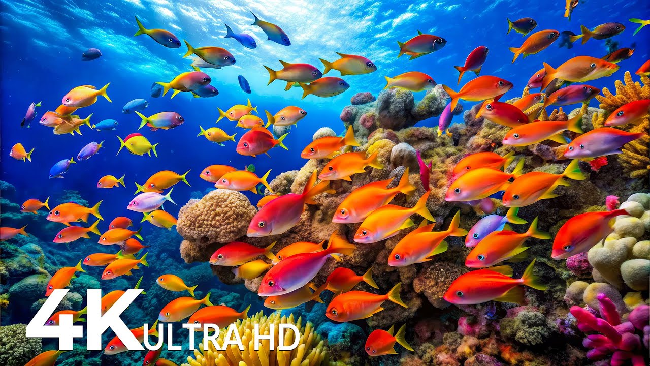 The Best 4K Aquarium - Explore the Underwater World and Beautiful Coral Reef Fish for Deep Sleep #76