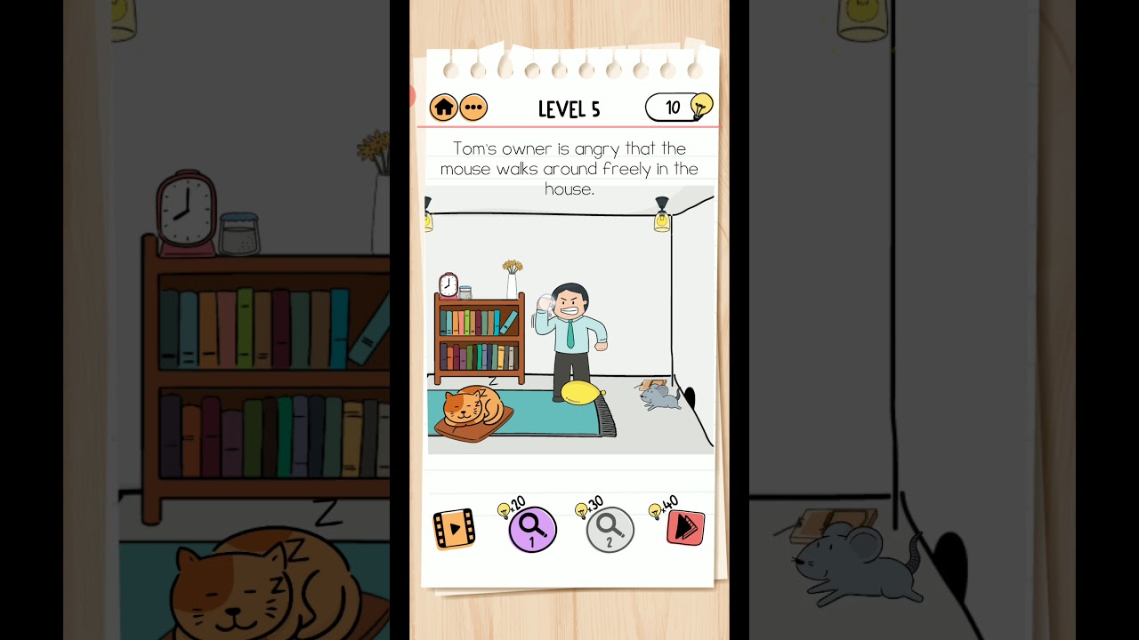 BRAIN TEST 2 LEVEL 5 TOM'S ADVENTURE WALKTHROUGH