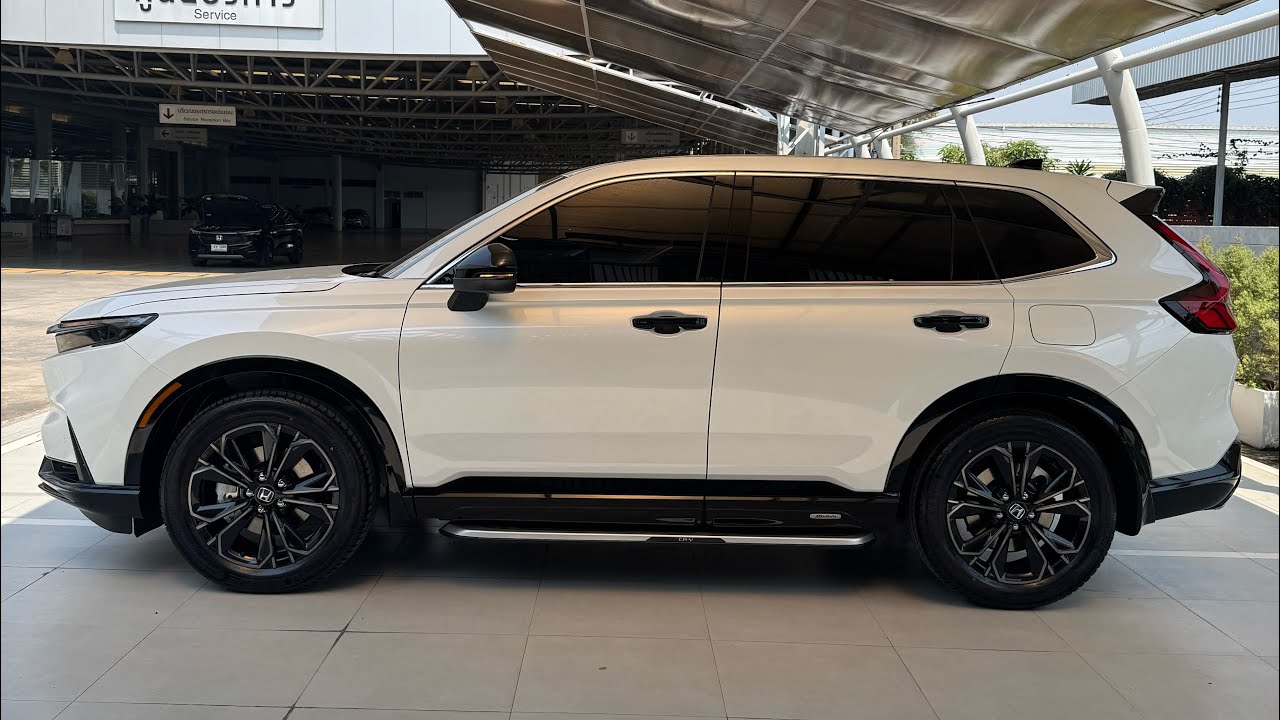HONDA CRV EHEV RS 2WD สีขาวแพลทินัม 1,673,000- แต่งMODULO #เซลล์เมล์โคราชฮอนด้า