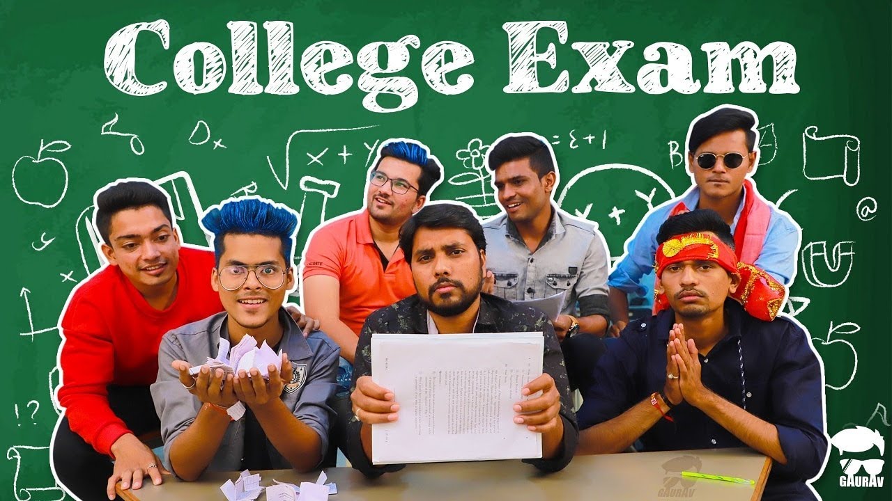 Collage Exam || Gujrati Comedy Video - Kaminey Frendzz
