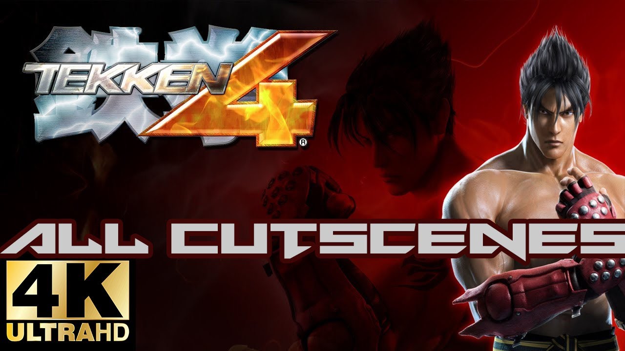 TeKKeN 4: All Movie Cutscenes + Endings [4K]