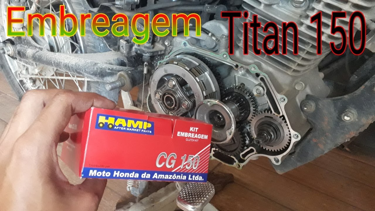 Como trocar embreagem da Titan 150