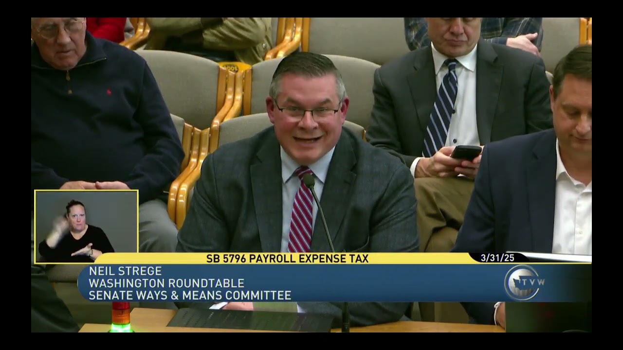 VIDEO: Washington&rsquo;s Tax Burden: A Threat to Business and Economic Health