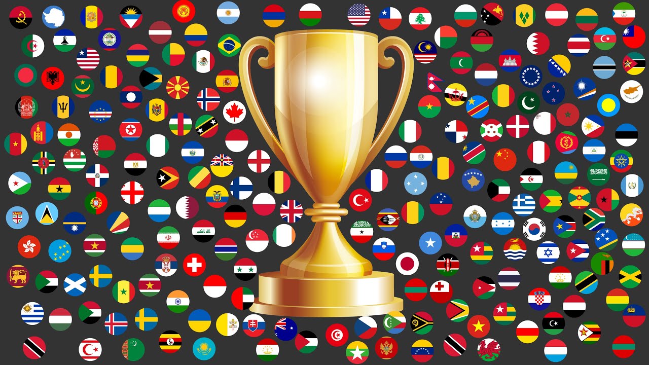 212 Countries 211 Eliminations | Marble Elimination Race in algodoo