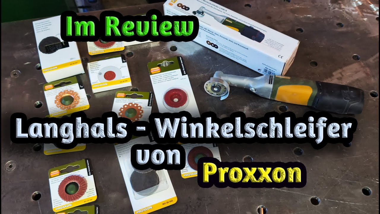 🛠️ Werkzeug Reviews 🛠️  Langhals Winkelschleifer von Proxxon