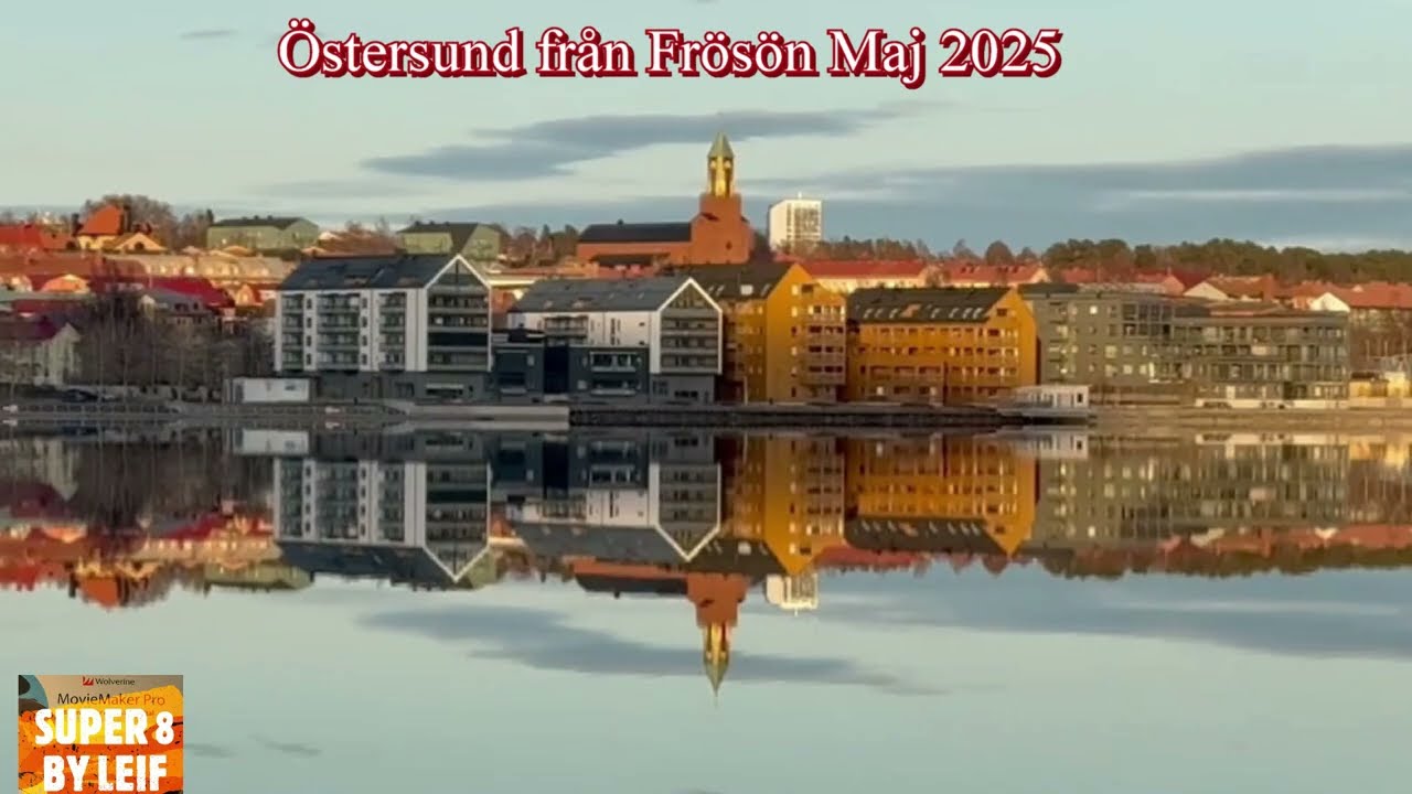 &Ouml;stersund fr&aring;n Fr&ouml;s&ouml;n  1968 & 2025