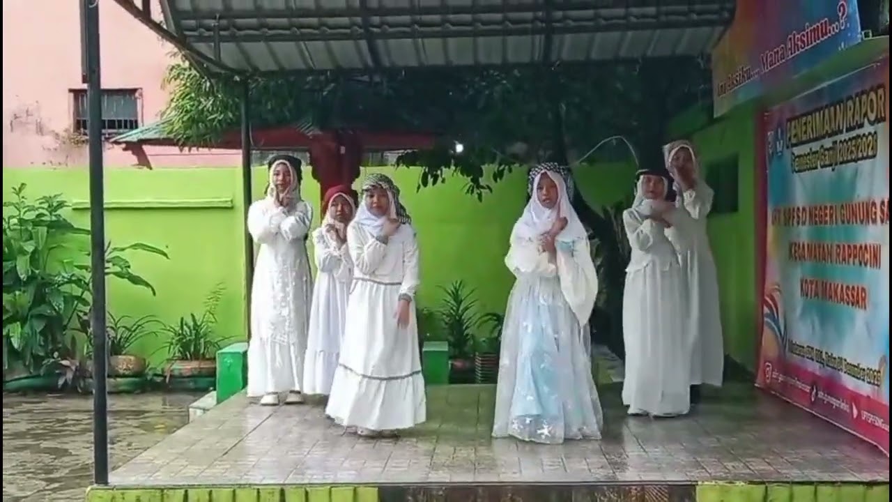 PAKARENA. TARI ISLAMI TABASSAM. KELAS VB. SDN GUNUNG SARI 1 MAKASSAR. 2026.