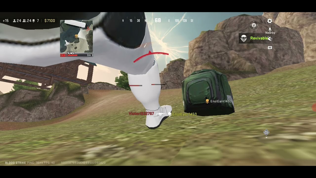 Playing blood strike